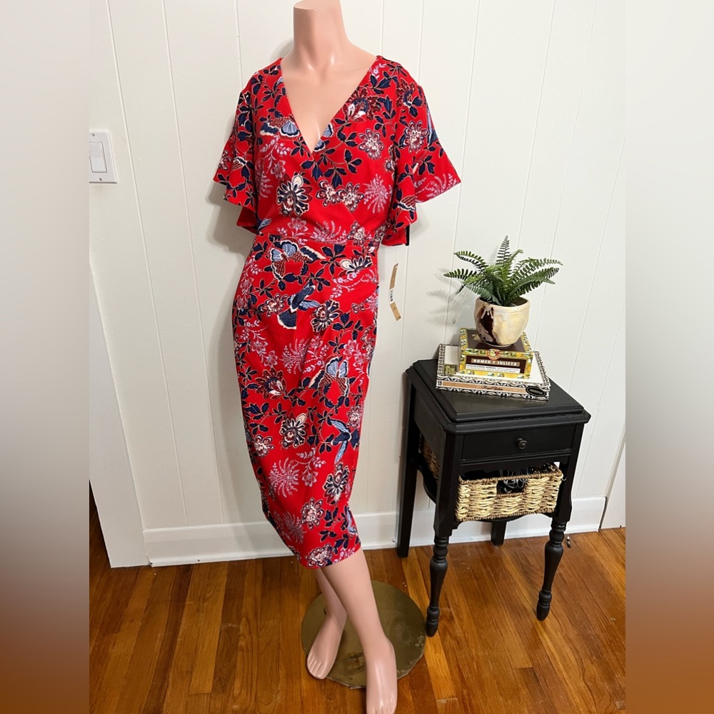 Rachel Roy flutter sleeve dress